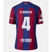 Barcelona Ronald Araujo #4 Hjemmedrakt 2023-24 Kortermet